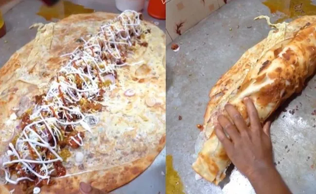  Kolkata selling World Biggest Chicken Egg Roll - Sakshi