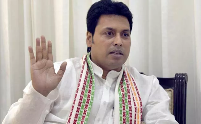 Tripura CM Biplab Kumar Deb Tested Positive - Sakshi