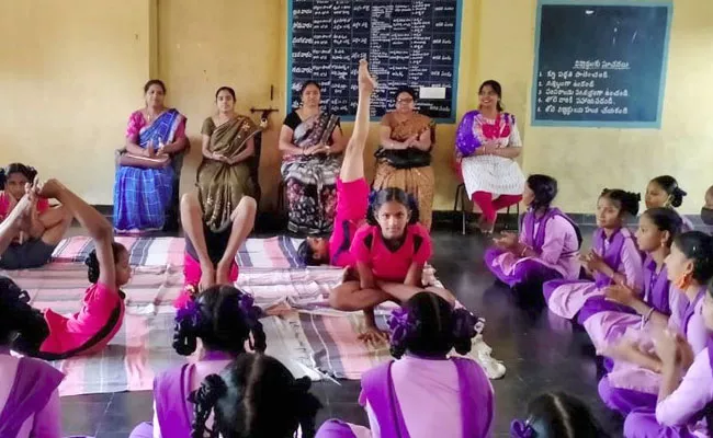 School Facilities Of KGBV In Vizianagaram Andhra Pradesh - Sakshi