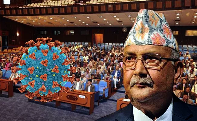 Nepal Pm Trust Vote Faces 26 Parliamentarians Test Positive For Covid - Sakshi