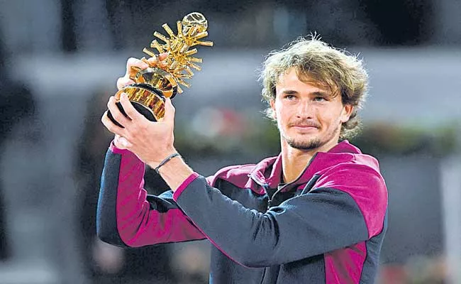 Zverev trumps Berrettini for second Madrid Open title - Sakshi