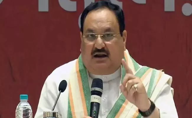 JP Nadda Letter To Sonia Gandhi Over Congress Misleading People And False Panic - Sakshi