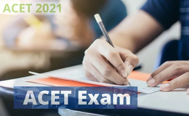 ACET 2021: Notification, Registration, Exam Date, Syllabus, Admit Card, Preparation Tips - Sakshi