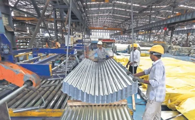 Industrial Production Grows 22 4 pc In March - Sakshi