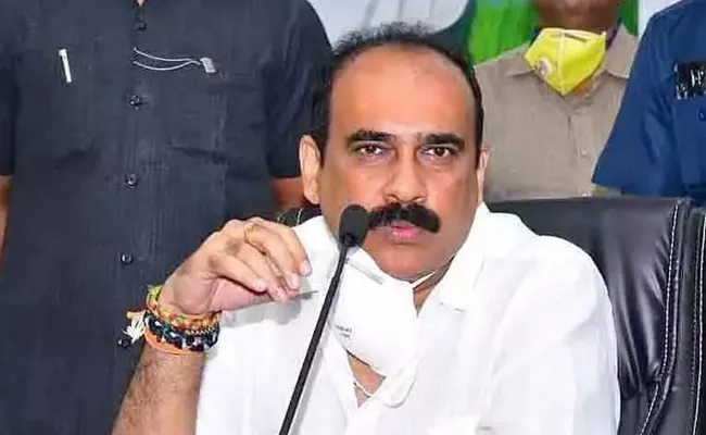 Minister Balineni Srinivasa Reddy Slams MP Raghu Rama Krishnam Raju - Sakshi