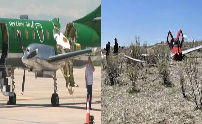 Two Small Planes Collide In Mid Air In Colorado - Sakshi