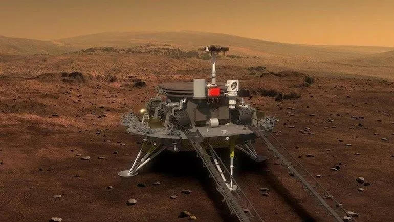 China Lands Zhurong Rover on Mars - Sakshi