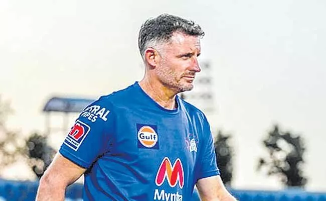 CSK Batting Coach Mike Hussey Leaves For Australia - Sakshi