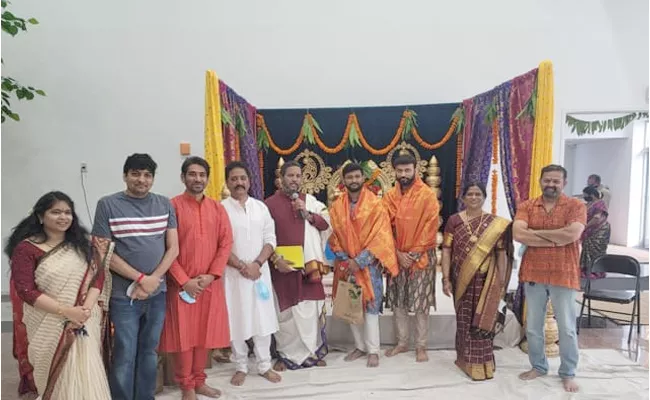 Prana Pratishtotsavam at the Shri Shiva Vishnu Temple New Jersey - Sakshi