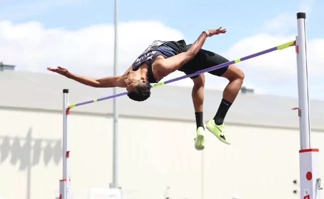 Tejaswin Shankar High Jumper Wins Second Gold At US Meet - Sakshi