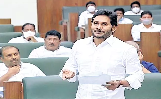 AP Budget Session 2021: CM YS Jagan Comments In Assembly - Sakshi