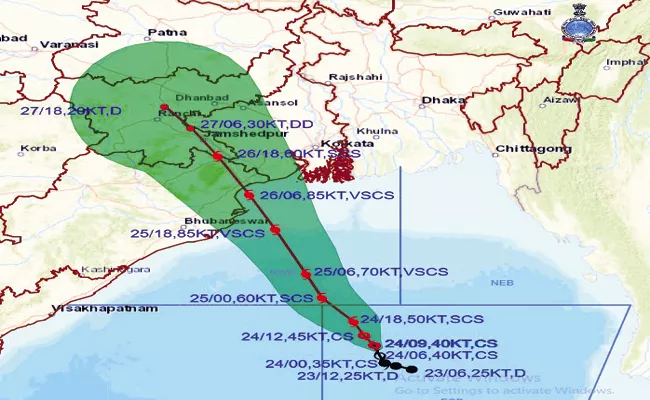 Visakha Cyclone Warning Center says about Cyclone Yaas into severe storm - Sakshi