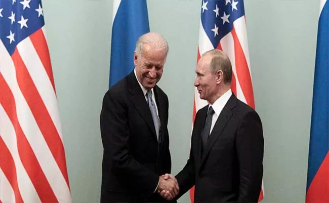 Biden And Putin Will Meet Face To Face In Geneva In Mid June - Sakshi