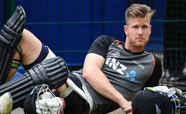 Wheel Chair: Jimmy Neesham Hilarious Comment After Returning To Training - Sakshi