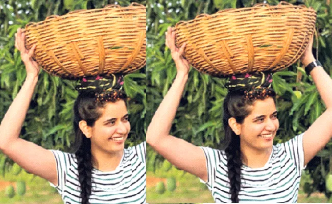 Lockdown Effect: Heroine Ashika Ranganath Gardening In FarmHouse - Sakshi