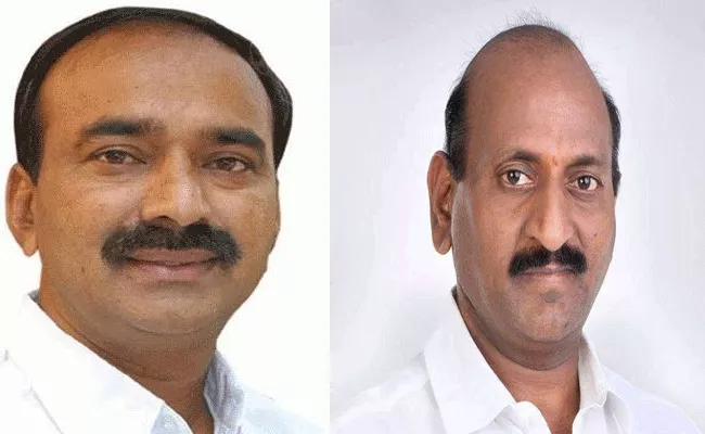 EX MLA Enugu Ravinder Reddy With Etela Rajender Reddy - Sakshi