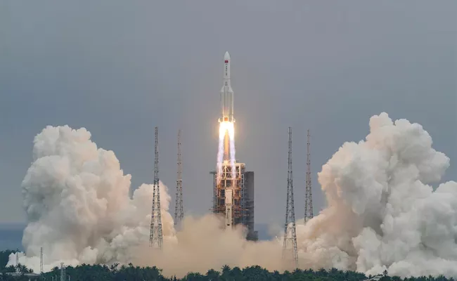 China Launches Key Module Of Space Station Planned For 2022 - Sakshi