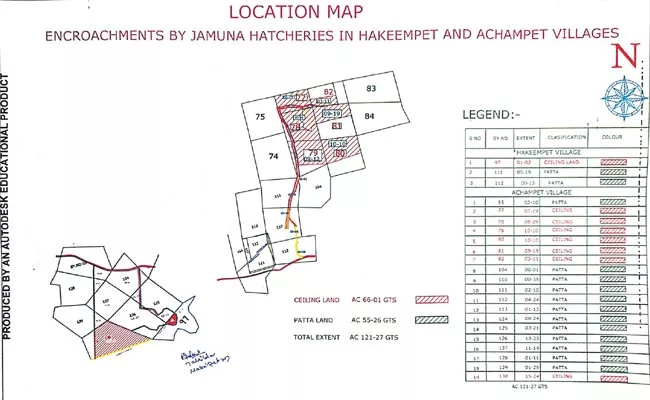 Medak Collector Says Possession Of Etela Rajender Illegal Lands - Sakshi