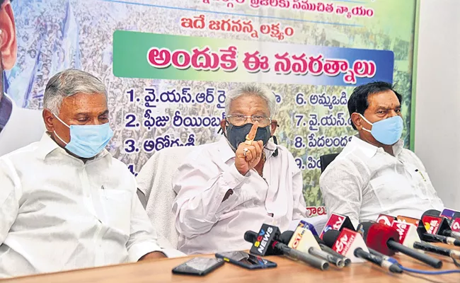 YV Subba Reddy Says Full support of the people for the welfare government - Sakshi