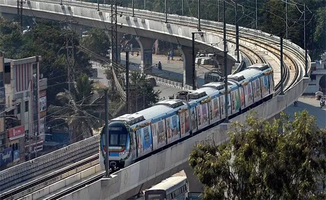 Telangana: Hyderabad Metro Rail New Timings Covid Restrictions  - Sakshi