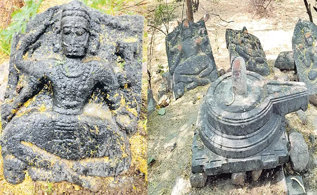 Basar: Telangana History Team Found Sculptures In Nirmal District - Sakshi