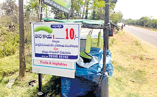 Organic Vegetable Farmer Yadmala Malla Reddy: Unmanned Store, Agri Tourism, Jagtial - Sakshi