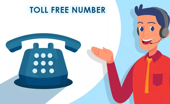 Details Of Toll Free Numbers - Sakshi