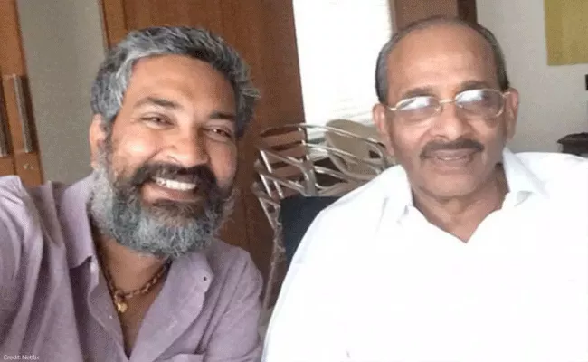 Writer Vijayendra Prasad Said About His Son Director Rajamouli - Sakshi