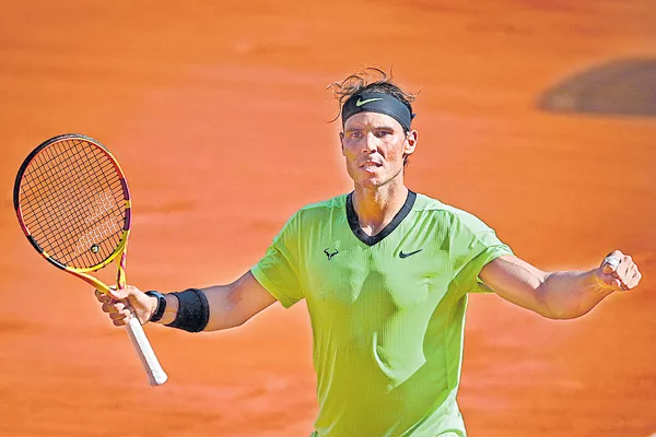 Rafael Nadal reaches 14th French Open semi-final - Sakshi