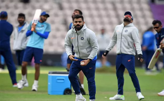 Team India undergoes First Group Training Session Ahead Of WTC Final - Sakshi