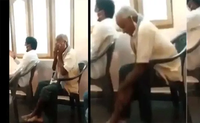 Viral: Man Applies Sanitizer On His Entire Body - Sakshi