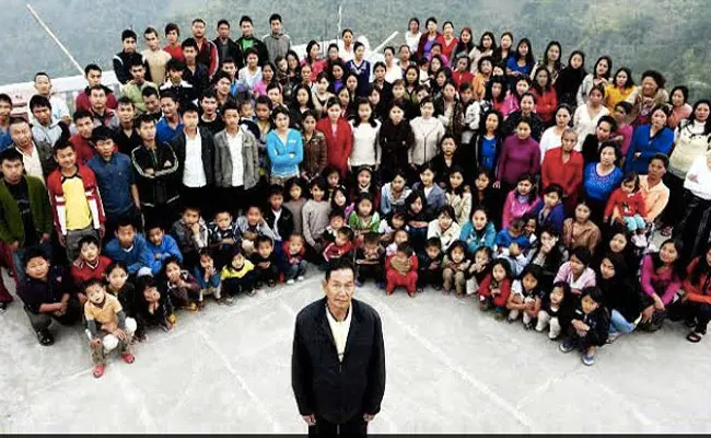 World Largest Family Man Succumb At 76 In Mizoram - Sakshi