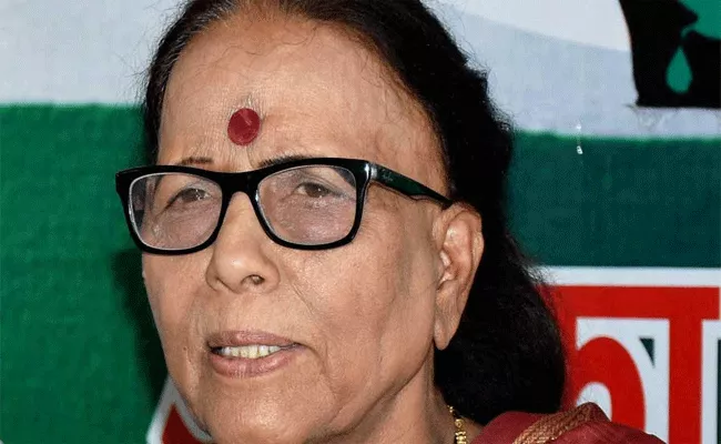 Congress Leader Indira Hridayesh No More - Sakshi