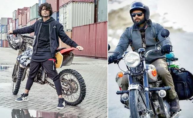 These Are The Crazy Bikes Used By Rowdy Star Vijay Deverakonda In His Movie - Sakshi