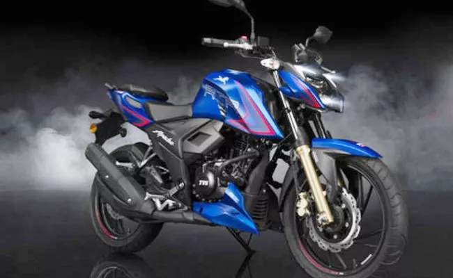 TVS Apache RTR 200 4V available with savings of up to Rs 10000 - Sakshi