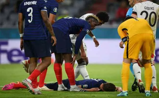 EURO 2020: France Defender Benjamin Pavard Lost Consciousness In Win Over Germany - Sakshi