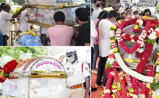 Kannada Actor Sanchari Vijay Cremated With State Honours - Sakshi