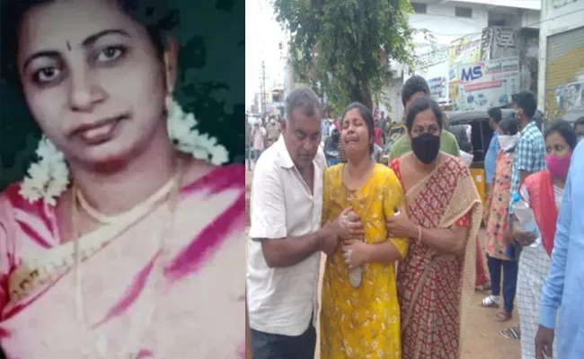 Woman ASI Died In Peddapalli Road Accident - Sakshi