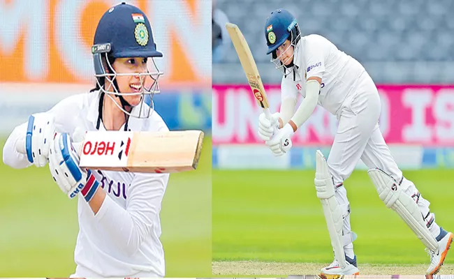 Shafali Verma notches highest score by an Indian woman cricketer on Tests - Sakshi