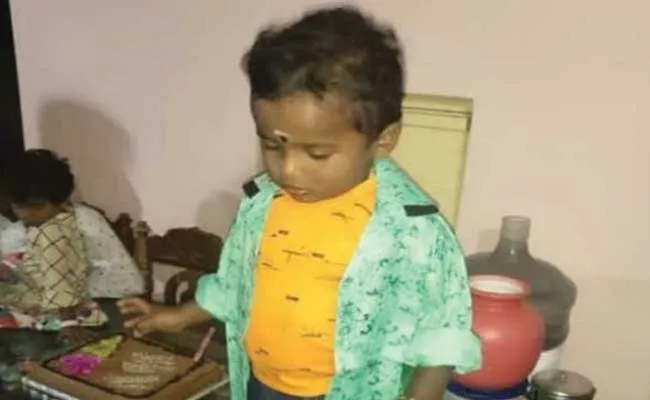 Karnataka 2 Year Old Boy Has Died After Falling Into A Bucket - Sakshi