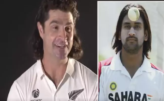 WTC: Colin de Grandhomme Rates Hairstyles MS Dhoni Lasith Malinga Viral - Sakshi