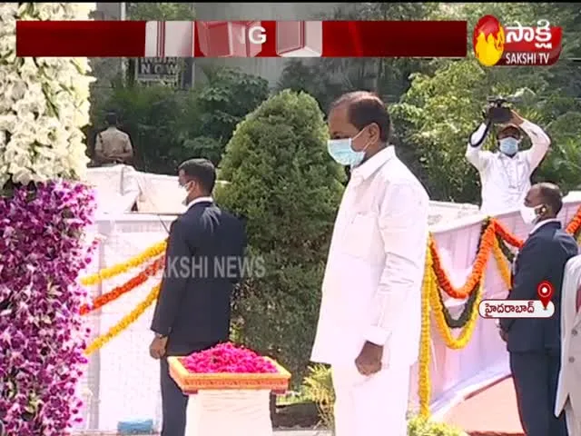 Telangana Formation Day: CM KCR Pays Tribute To Martyrs At Gun Park