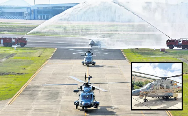 Eastern Navy Inducts Advanced Light Helicopter In Vizag  - Sakshi