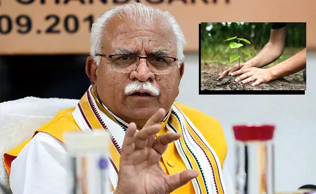 Extra Marks to Class 8-12 Students Nurturing Plant Saplings Haryana CM - Sakshi