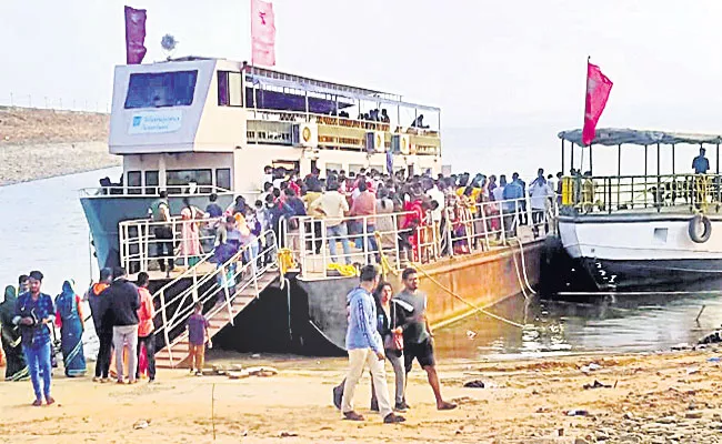 Boat Service Resumes at Nagarjuna Sagar, Check Details Here - Sakshi