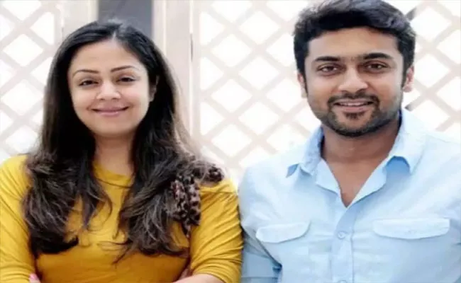 Hero Surya And His Wife Jyothika Get Vaccinated - Sakshi