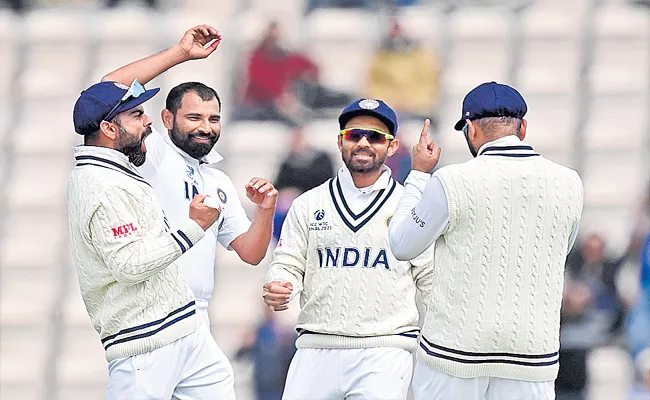 India vs New Zealand WTC Final Test, Day 5: IND 64/2 At Stumps - Sakshi