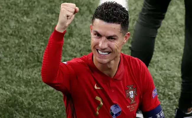 Cristiano Ronaldo Equals Ali Daei Record For Most International Goals In Mens Football - Sakshi