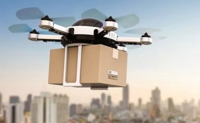 SpiceXpress, Delhivery Join Hands For Commercial Drone Delivery - Sakshi