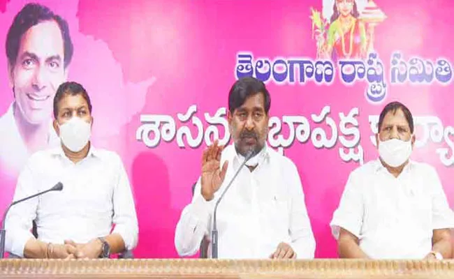 TS Minister Jagadish Reddy And Srinivas Goud On Rayalaseema Project - Sakshi